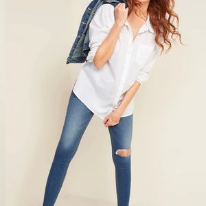 🌿Mid-Rise Distressed Super Skinny Ankle Jeggings